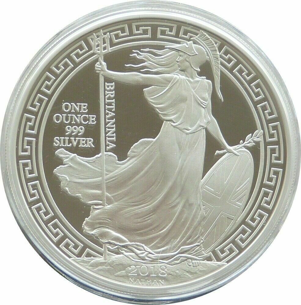 2018 Britannia Oriental Border £2 Silver Proof 1oz Coin Box Coa