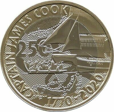 2020 Captain Cook £2 Brilliant Uncirculated Coin