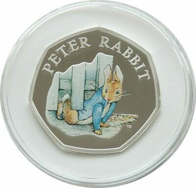 2020 Peter Rabbit 50p Silver Proof Coin Box Coa