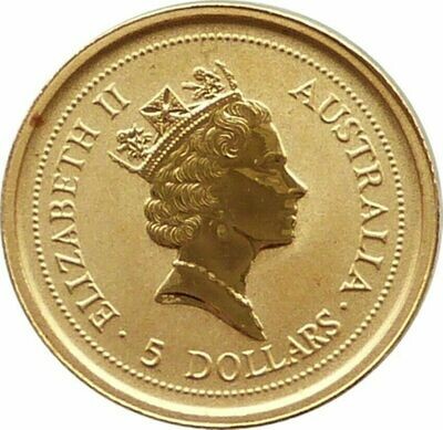1994 Australia Kangaroo $5 Gold 1/20oz Coin