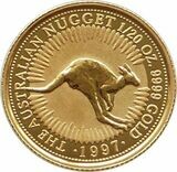 1997 Australia Kangaroo $5 Gold 1/20oz Coin