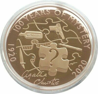2020 Agatha Christie £2 Gold Proof Coin Box Coa