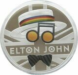 2020 Music Legends Elton John £2 Silver Proof 1oz Coin Box Coa