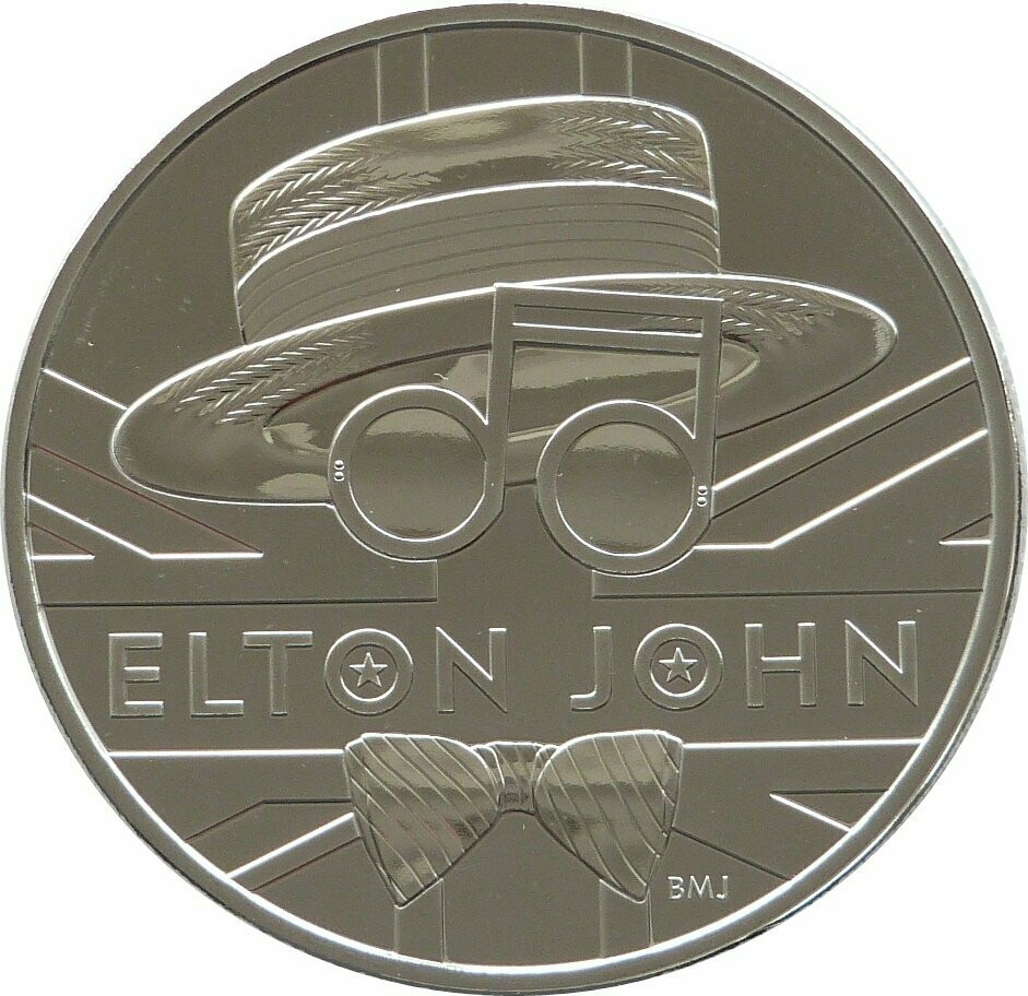 2020 Music Legends Elton John £5 Brilliant Uncirculated Coin