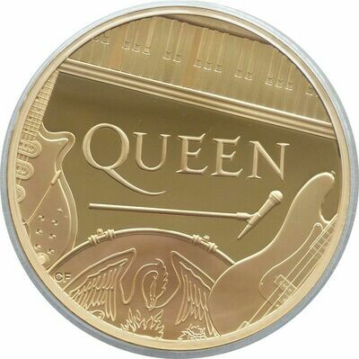 2020 Music Legends Queen £1000 Gold Proof Kilo Coin Box Coa