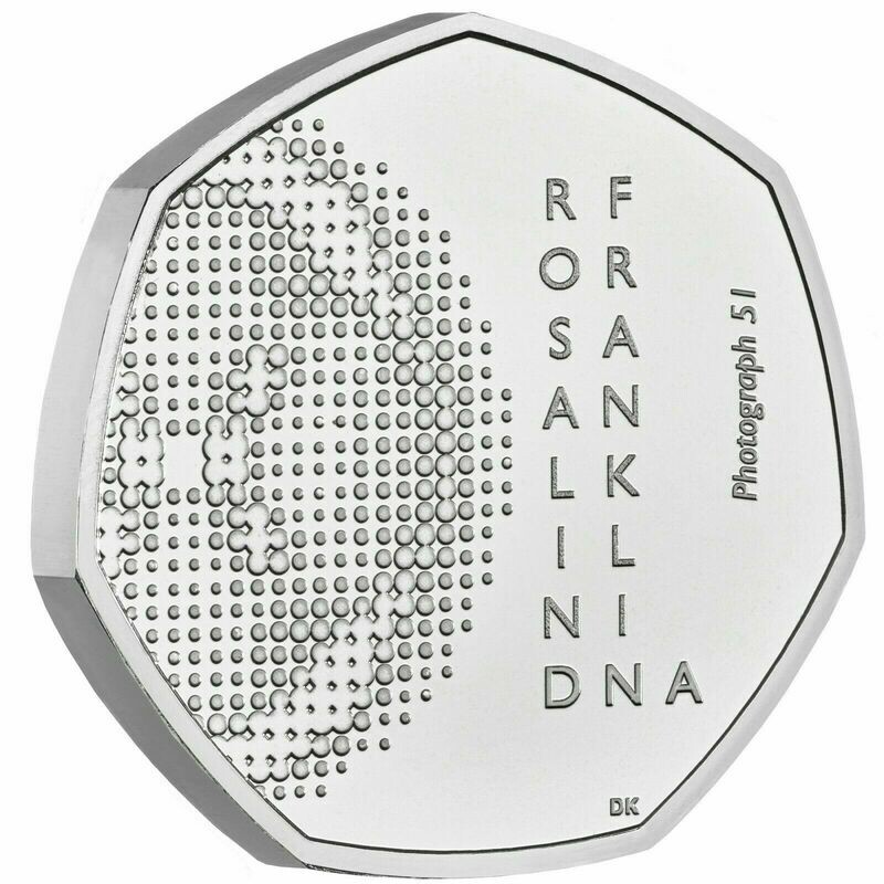 2020 Rosalind Franklin 50p Brilliant Uncirculated Coin