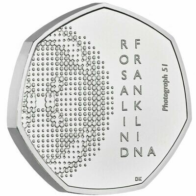 2020 Rosalind Franklin 50p Brilliant Uncirculated Coin