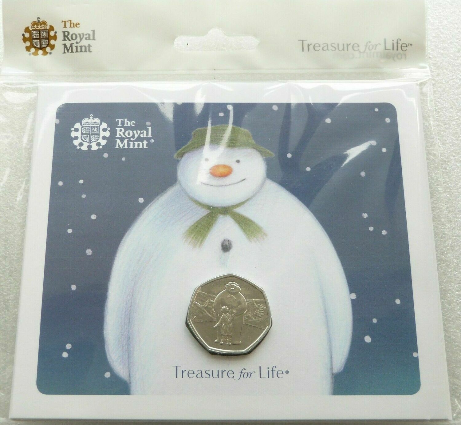 2019 The Snowman 50p Brilliant Uncirculated Coin Pack Sealed