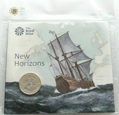 2020 Mayflower £2 Brilliant Uncirculated Coin Pack Sealed