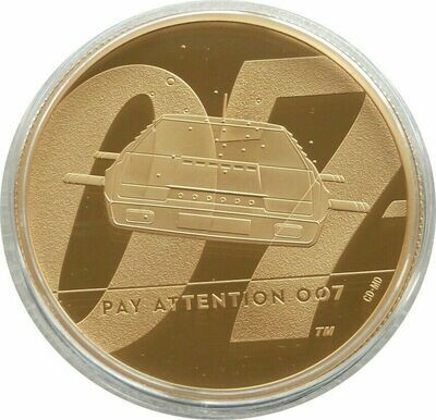 2020 James Bond Pay Attention 007 £100 Gold Proof 1oz Coin Box Coa