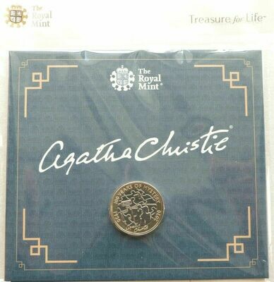 2020 Agatha Christie £2 Brilliant Uncirculated Coin Pack Sealed