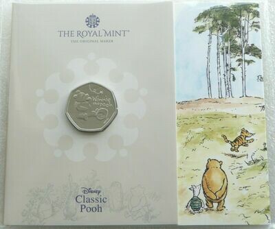 2020 Winnie the Pooh 50p Brilliant Uncirculated Coin Pack Sealed