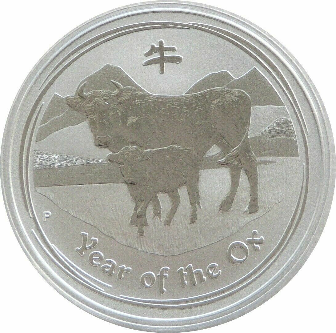 2009-P Australia Lunar Ox $1 Silver 1oz Coin