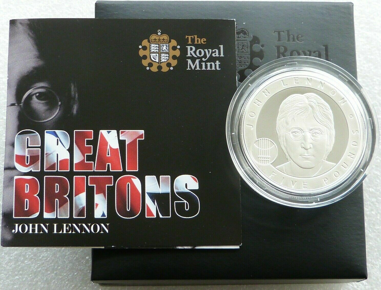 JOHN LENNON STERLING SILVER MEDAL COIN INDIVIDUALLY NUMBERED LTD EDITION & CoA 