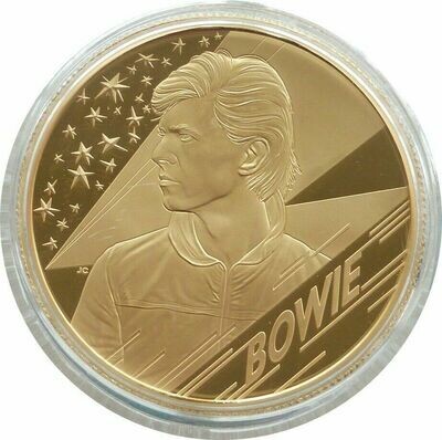 2020 Music Legends David Bowie £100 Gold Proof 1oz Coin Box Coa