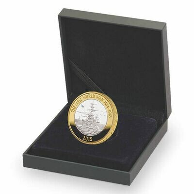 2015 First World War Royal Navy £2 Silver Proof Coin Box Coa