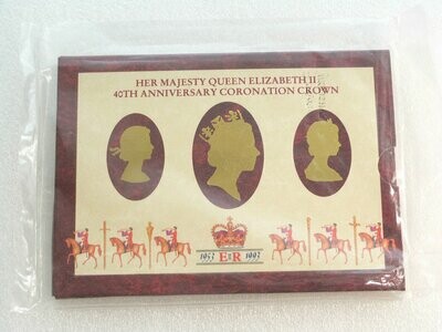 1993 Queens Coronation £5 Brilliant Uncirculated Coin Pack Sealed
