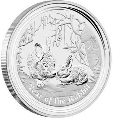 2011-P Australia Lunar Rabbit $8 Silver 5oz Coin