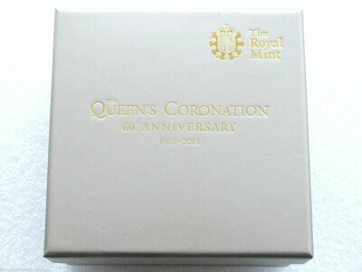 2013 Queens Coronation £5 Gold Proof Coin Box Coa