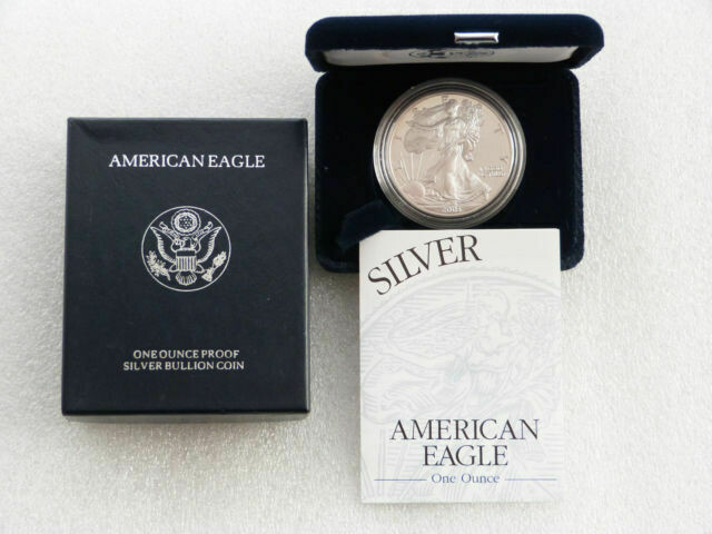 1995-P American Eagle $1 Silver Proof 1oz Coin Box Coa