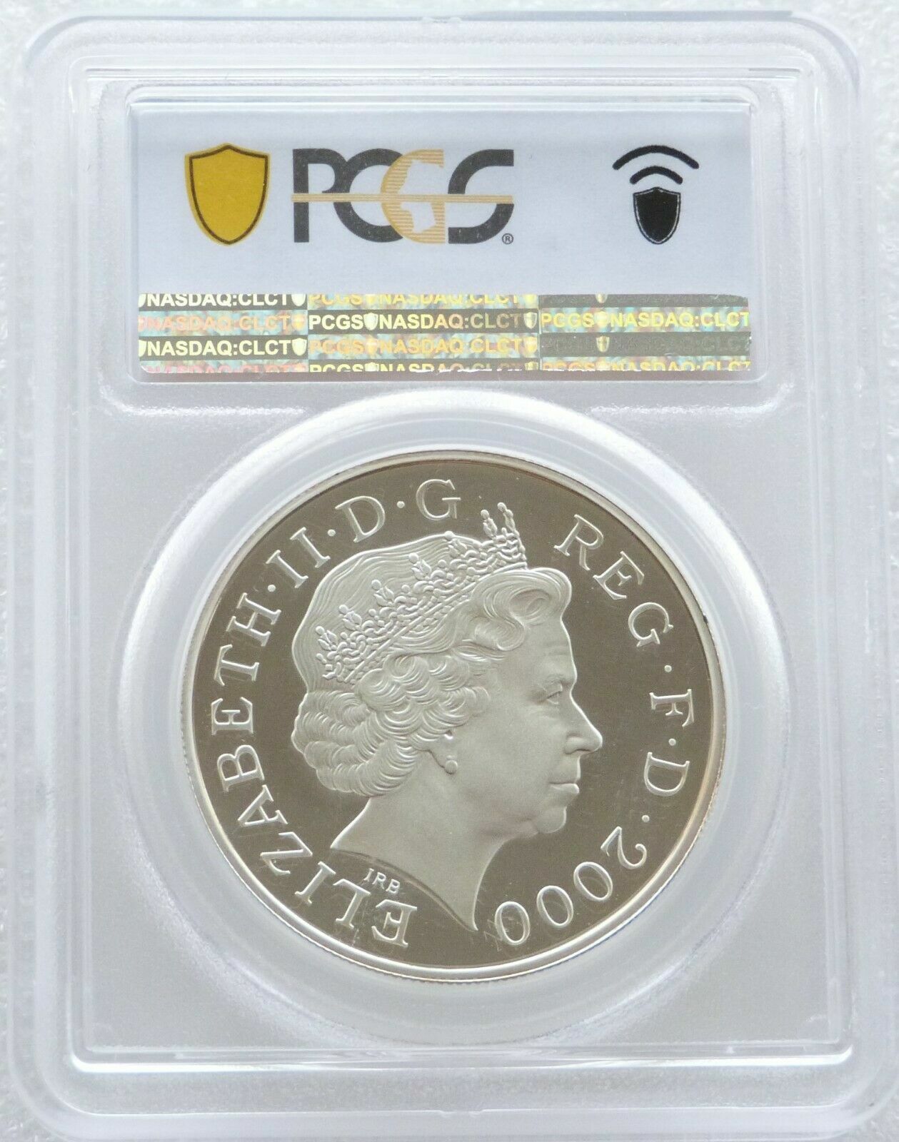2000 Queen Mother Centenary Piedfort £5 Silver Proof Coin PCGS ...