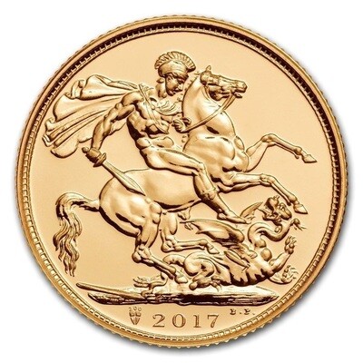 2017 Pistrucci Full Sovereign Gold Coin