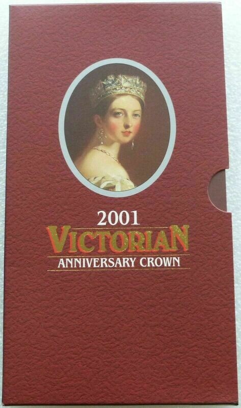 2001 Queen Victoria £5 Brilliant Uncirculated Coin Pack