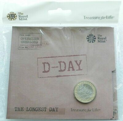 2019 D-Day Landings £2 Brilliant Uncirculated Coin Pack Sealed