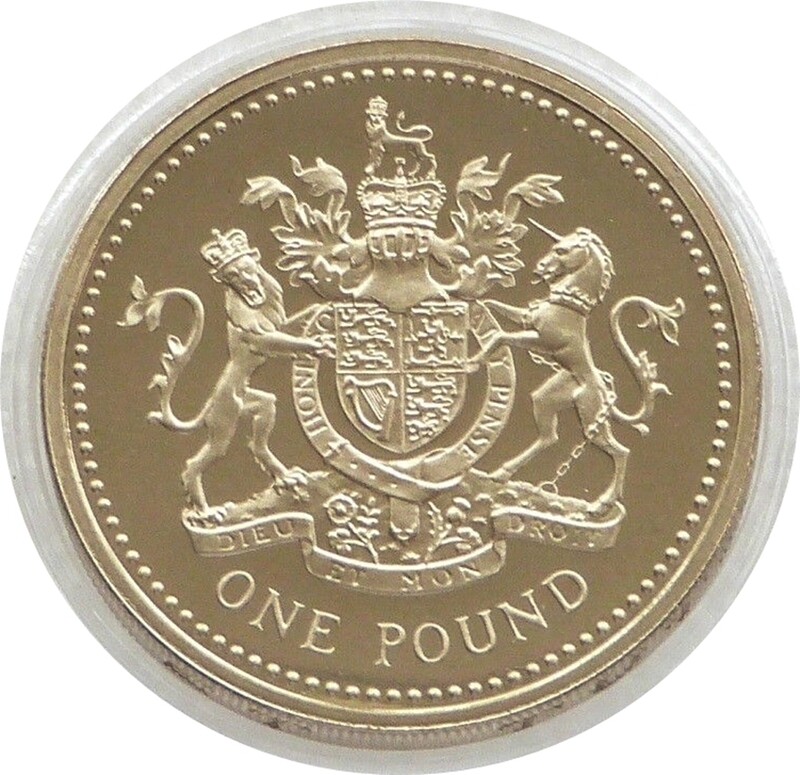 1998 Royal Arms £1 Proof Coin