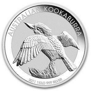 2011 Australia Kookaburra $30 Silver Kilo Coin