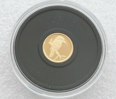 2009-P20 Australia Kookaburra 20th Anniversary $5 Gold Proof 1/20oz Coin Design 9