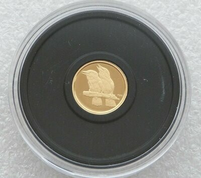 2009-P20 Australia Kookaburra 20th Anniversary $5 Gold Proof 1/20oz Coin Design 4