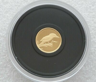 2009-P20 Australia Kookaburra 20th Anniversary $5 Gold Proof 1/20oz Coin Design 7