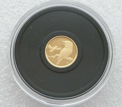 2009-P20 Australia Kookaburra 20th Anniversary $5 Gold Proof 1/20oz Coin Design 1