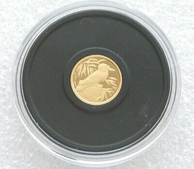 2009-P20 Australia Kookaburra 20th Anniversary $5 Gold Proof 1/20oz Coin Design 16