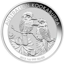 2013 Australia Kookaburra $1 Silver 1oz Coin