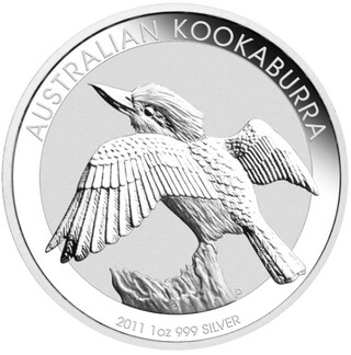 2011 Australia Kookaburra $1 Silver 1oz Coin