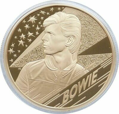 2020 Music Legends David Bowie £200 Gold Proof 2oz Coin Box Coa