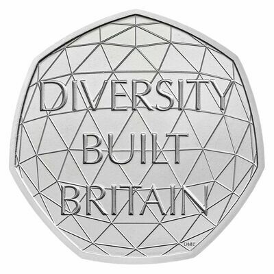2020 Diversity Built Britain BU 50p Fifty Pence Coin