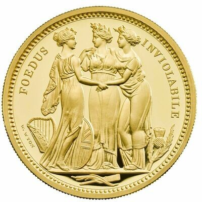 2020 Great Engravers Three Graces £500 Gold Proof 5oz Coin Box Coa