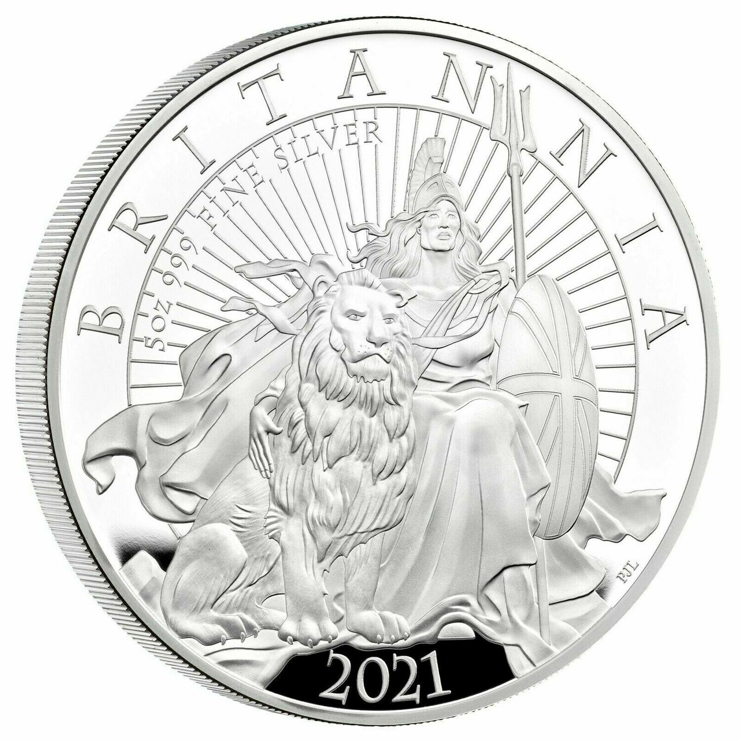 2021 Britannia £10 Silver Proof 5oz Coin PCGS PR70 DCAM First Strike - Mintage 250