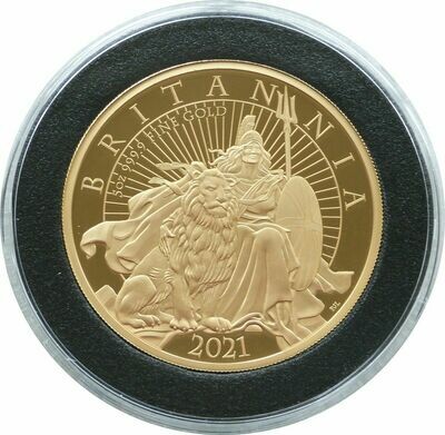 2021 Britannia £500 Gold Proof 5oz Coin Box Coa - Mintage 80
