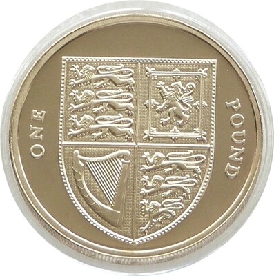 2012 Royal Shield of Arms £1 Proof Coin