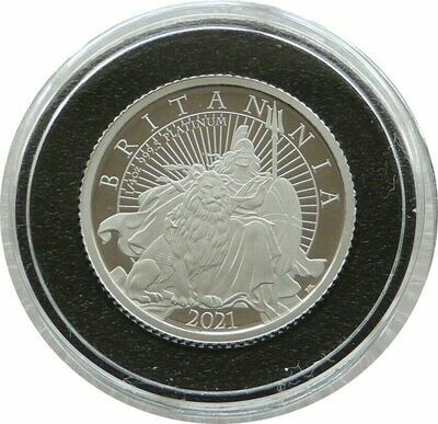 2021 Britannia £25 Platinum Proof 1/4oz Coin Box Coa - Mintage 149