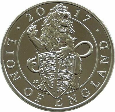 2017 Queens Beasts Lion of England £5 Brilliant Uncirculated Coin