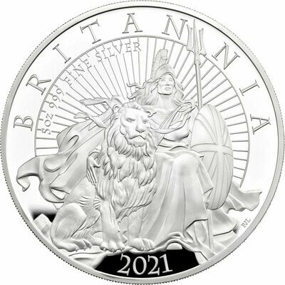 2021 Britannia £10 Silver Proof 5oz Coin PCGS PR69 DCAM First Strike - Mintage 250