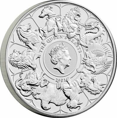 2021 Queens Beasts Completer £5 Brilliant Uncirculated Coin