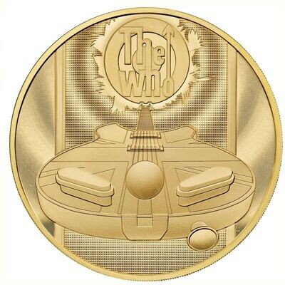 2021 Music Legends The Who £1000 Gold Proof Kilo Coin Box Coa