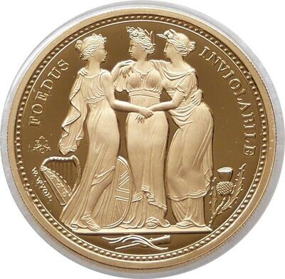 2021 Saint Helena Three Graces £5 Gold Proof 1oz Coin Box Coa