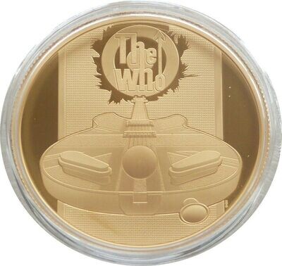 2021 Music Legends The Who £100 Gold Proof 1oz Coin Box Coa